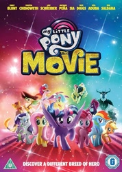 Size: 713x1000 | Tagged: safe, applejack, fluttershy, pinkie pie, rainbow dash, rarity, spike, twilight sparkle, alicorn, earth pony, pegasus, unicorn, g4, my little pony: the movie, dvd, dvd cover, twilight sparkle (alicorn)