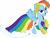 Size: 3940x3000 | Tagged: safe, artist:cloudy glow, rainbow dash, g4, suited for success, .ai available, clothes, dress, gala dress, simple background, transparent background, vector
