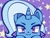 Size: 679x520 | Tagged: safe, artist:techycutie, trixie, pony, unicorn, g4, cape, clothes, smug, solo, stars