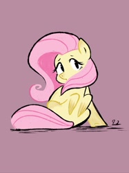 Size: 2000x2667 | Tagged: safe, artist:meowmeows, fluttershy, pegasus, pony, g4, female, mare, shy, solo