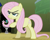 Size: 609x492 | Tagged: safe, screencap, fluttershy, earth pony, pony, g4, my little pony: friendship is magic, season 2, the return of harmony, annoyed, cropped, discorded, earth pony fluttershy, female, flutterbitch, fluttercruel, lidded eyes, looking at someone, mare, missing wing, offscreen character, race swap, raised hoof, solo, standing