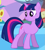 Size: 467x518 | Tagged: safe, screencap, twilight sparkle, pony, unicorn, g4, season 2, the return of harmony, animation error, cropped, female, looking at someone, mare, missing eyelashes, solo, standing, turned head, unicorn twilight