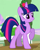 Size: 397x499 | Tagged: safe, screencap, twilight sparkle, pony, unicorn, g4, season 2, the return of harmony, cropped, determined, determined look, female, mare, raised hoof, solo, standing, unicorn twilight