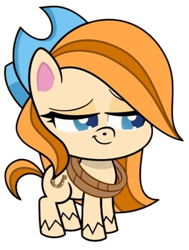 Size: 434x575 | Tagged: safe, artist:luckydog416, edit, edited screencap, screencap, lariat, earth pony, g4.5, my little pony: pony life, the great cowgirl hat robbery, background removed, female, mare, simple background, transparent background
