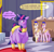 Size: 2319x2207 | Tagged: safe, artist:graphenescloset, artist:sirmasterdufel, twilight sparkle, alicorn, pegasus, pony, series:twilight h&h blorp program, g4, checkered floor, collaboration, fat, fat fetish, fetish, implied princess celestia, implied stuffing, implied tail hole, incentive drive, obese, royal guard, tail, twilard sparkle, twilight sparkle (alicorn), weight gain, weight gain sequence