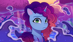 Size: 2794x1639 | Tagged: safe, artist:maren, misty brightdawn, pony, unicorn, g5, my little pony: tell your tale, swirlpool starlight, spoiler:g5, spoiler:my little pony: tell your tale, spoiler:tyts02e06, eye clipping through hair, eyebrows, eyebrows visible through hair, female, mare, rebirth misty