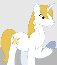 Size: 894x1020 | Tagged: safe, artist:cmara, prince blueblood, pony, unicorn, g4, male, raised hoof, solo