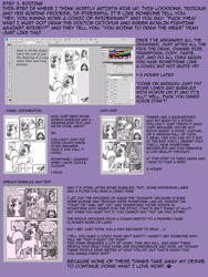 Size: 3000x4000 | Tagged: safe, artist:anibaruthecat, comic, english, high res, how to draw, old art, tutorial