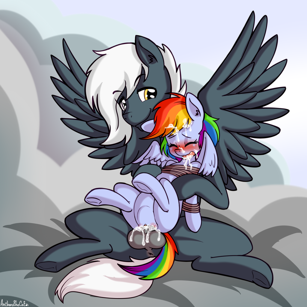 Explicit Grimdark Artist Anibaruthecat Rainbow Dash Oc