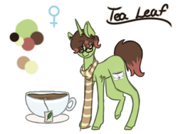 Size: 1024x768 | Tagged: safe, artist:pixelberrry, oc, oc only, oc:tea leaf, pony, unicorn, clothes, glasses, male, scarf, simple background, solo, stallion, striped scarf, transparent background