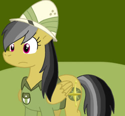 Size: 844x787 | Tagged: safe, artist:cmara, daring do, pegasus, pony, g4, clothes, female, hat, pith helmet, solo