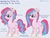 Size: 4096x3072 | Tagged: safe, artist:metaruscarlet, pinkie pie, earth pony, pony, g4, alternate hairstyle, cutie mark, english, glasses, gray background, hairband, heterochromia, pinkamena diane pie, redesign, reference sheet, simple background, straight hair