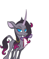 Size: 634x758 | Tagged: safe, artist:mane6, oleander (tfh), classical unicorn, unicorn, them's fightin' herds, cloven hooves, community related, female, horn, leonine tail, simple background, solo, tail, transparent background, unshorn fetlocks