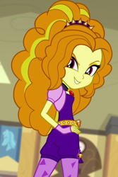 Size: 476x714 | Tagged: safe, screencap, adagio dazzle, equestria girls, g4, my little pony equestria girls: rainbow rocks, cropped, female, hand on hip, solo