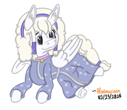 Size: 686x592 | Tagged: safe, artist:bloonacorn, oc, oc:cloudy cushion, pegasus, pegasus oc, simple background, transparent background