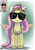 Size: 2480x3508 | Tagged: safe, alternate version, artist:ostarbito, derpibooru exclusive, fluttershy, pegasus, pony, backwards ballcap, baseball cap, cap, caption, chains, chest fluff, cute, female, green background, green eyes, hat, image macro, long tail, looking at you, mare, photo, pink mane, reference, shyabetes, simple background, smug, solo, speech bubble, spread wings, standing, sunglasses, tail, text, thug, thug life, university of southern california, wings, yellow coat