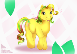 Size: 5787x4092 | Tagged: safe, artist:katarablankart, tootie tails, pony, g1, solo, tropical ponies