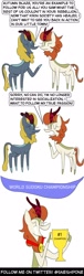 Size: 1000x3300 | Tagged: safe, artist:sneshpone, autumn blaze, winter flame, kirin, g4, champion, comic, confused, crying, dialogue, duo, duo female, female, happy, open mouth, open smile, simple background, smiling, speech bubble, sudoku, tears of joy, trophy, white background, winner