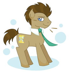 Size: 1000x1057 | Tagged: safe, artist:selene, doctor whooves, time turner, earth pony, pony, g4, hourglass, male, simple background, solo, stallion, white background