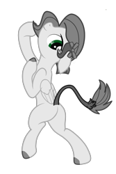 Size: 3642x5460 | Tagged: safe, artist:equestria secret guard, oc, oc only, oc:tabata, pegasus, pony, base used, butt, female, looking at you, mare, medibang paint, not pipp petals, pegasus oc, plot, pole dancing, ribbon, sexy, simple background, solo, stripper pole, transparent background
