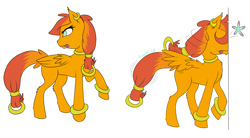Size: 3533x1947 | Tagged: safe, artist:annonymouse, oc, oc only, oc:sunblind, pegasus, pony, :p, blind, bracelet, ear piercing, earring, faceplant, female, high res, jewelry, mare, pegasus oc, piercing, simple background, solo, tongue out, wall, white background