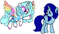 Size: 819x481 | Tagged: safe, oc, oc only, oc:jemima sparkle, oc:jemimasparkle, oc:moonlight sparkle, alicorn, pony, unicorn, g4, female, simple background, transparent background