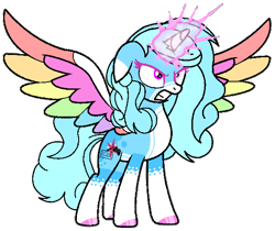 Size: 590x496 | Tagged: safe, oc, oc only, oc:jemima sparkle, oc:jemimasparkle, alicorn, pony, g4, female, simple background, solo, transparent background