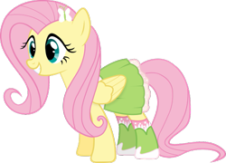 Size: 711x513 | Tagged: safe, artist:ranwere32, fluttershy, pegasus, pony, equestria girls, g4, clothes, equestria girls outfit, female, mare, simple background, solo, transparent background