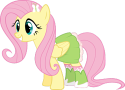 Size: 711x513 | Tagged: safe, artist:ranwere32, fluttershy, pegasus, pony, equestria girls, g4, clothes, cute, equestria girls outfit, female, mare, shyabetes, simple background, smiling, solo, standing, transparent background