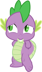 Size: 3000x5159 | Tagged: safe, artist:cloudy glow, screencap, spike, dragon, g4, spike at your service, .ai available, bashful, cute, male, simple background, solo, spikabetes, transparent background, vector