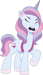 Size: 734x1265 | Tagged: safe, artist:prixy05, edit, potion nova, pony, unicorn, g4, g4.5, g5, my little pony: pony life, my little pony: tell your tale, eyes closed, female, g4.5 to g5, generation leap, mare, simple background, solo, transparent background