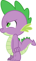 Size: 4260x7094 | Tagged: safe, artist:dxthegod, spike, dragon, dragon quest, g4, male, simple background, solo, transparent background
