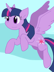 Size: 828x1105 | Tagged: safe, artist:cmara, twilight sparkle, alicorn, pony, g4, female, flying, solo, twilight sparkle (alicorn)