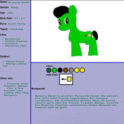 Size: 1166x1168 | Tagged: safe, artist:brawnybold, oc, oc only, oc:brawny bold, earth pony, earth pony oc, reference sheet, solo