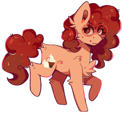 Size: 2850x2601 | Tagged: safe, artist:faultx, oc, oc only, oc:red velvetina cheesecake, earth pony, pony, chest fluff, female, glasses, mare, simple background, solo, transparent background