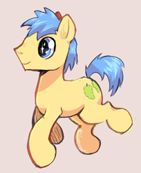 Size: 626x766 | Tagged: safe, artist:silverycryptid, goldengrape, sir colton vines iii, earth pony, pony, g4, background pony, colt, foal, male, solo, stallion