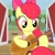 Size: 1080x1080 | Tagged: safe, apple bloom, earth pony, pony, g4, season 9, female, guitar, mare, musical instrument, older, older apple bloom, solo