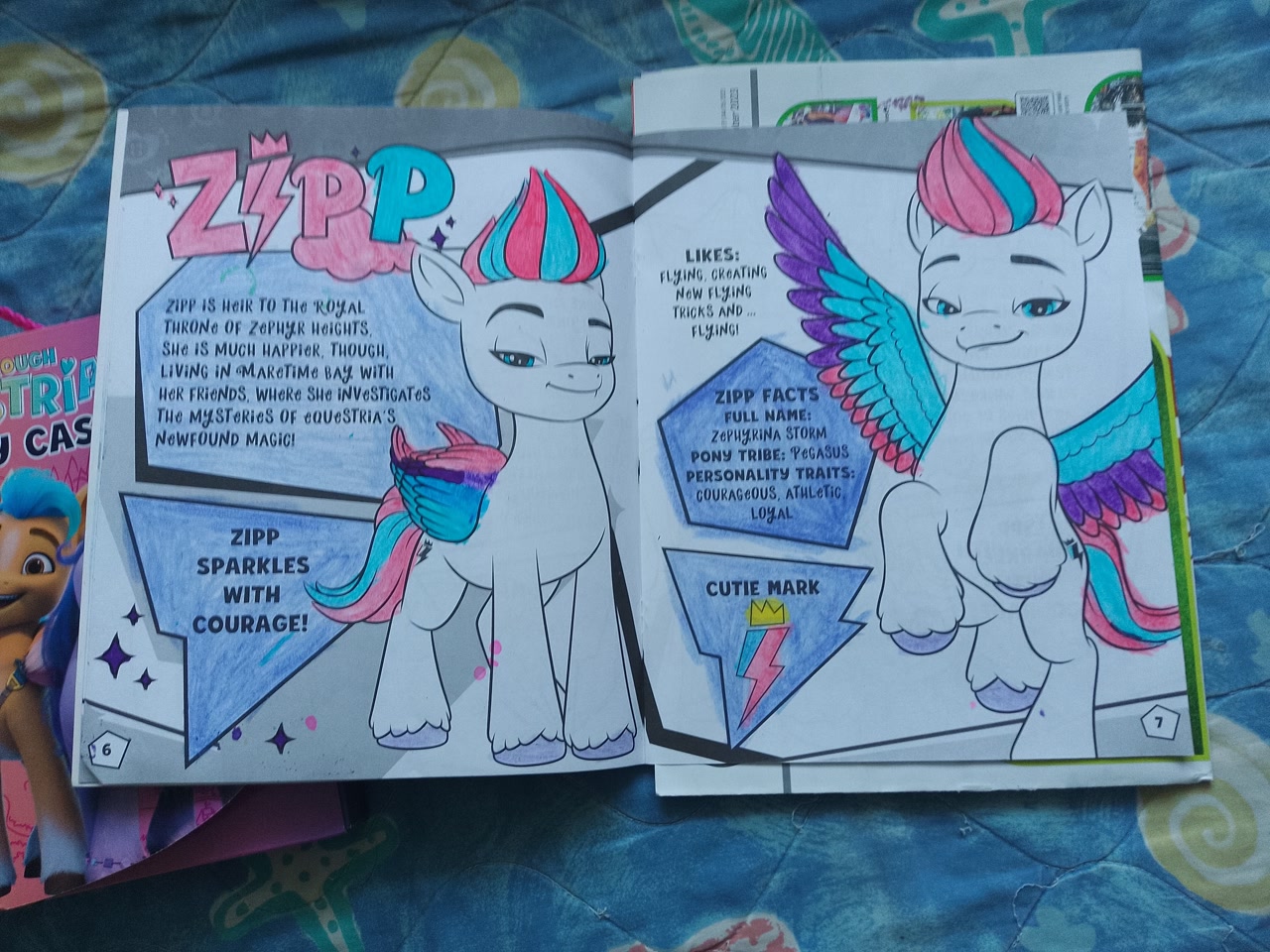 Zipp Colouring In #3309956 - safe, zipp storm, pegasus, g5, my little pony: tell your ...