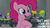 Size: 2000x1125 | Tagged: safe, edit, edited screencap, editor:quoterific, screencap, pinkie pie, g4, my little pony: friendship is magic, the last laugh, clothes, conveyor belt, factory, hard hat, hat