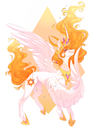 Size: 1280x1707 | Tagged: safe, artist:pixelberrry, daybreaker, alicorn, pony, g4, concave belly, crown, female, jewelry, mare, regalia, simple background, slender, solo, thin, transparent background