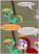 Size: 4800x6600 | Tagged: safe, artist:gm-scoots, artist:little jackie papercut, scootaloo, sweetie belle, oc, oc:gold rush, pegasus, undead, unicorn, vampire, comic:bleeding hearts, g4, older, older scootaloo, older sweetie belle