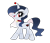 Size: 2443x2123 | Tagged: safe, artist:darbypop1, oc, oc only, oc:chenabelle, doll pony, original species, pony, unicorn, doll, female, mare, simple background, solo, transparent background