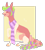 Size: 1280x1423 | Tagged: safe, artist:pixelberrry, oc, oc only, oc:sunny, earth pony, pony, augmented, augmented tail, clothes, male, scarf, simple background, slender, solo, stallion, striped scarf, tail, thin, transparent background