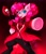 Size: 2134x2500 | Tagged: safe, artist:buvanybu, pinkie pie, earth pony, pony, g4, alastor, animal costume, antlers, bipedal, clothes, cosplay, costume, deer costume, demon costume, ear fluff, female, glasses, gradient background, hazbin hotel, hellaverse, mare, open mouth, open smile, pointing, scepter, smiling, solo, underhoof