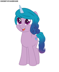 Size: 2972x3600 | Tagged: safe, artist:ramixe dash, izzy moonbow, pony, unicorn, g4, g5, female to male, g5 to g4, generation leap, isaac crestie, male, movie accurate, rule 63, simple background, solo, stallion, transparent background