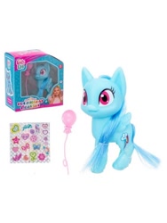 Size: 900x1200 | Tagged: safe, rainbow dash, g4, g4.5, my little pony: pony life, bootleg, box, cyrillic, merchandise, photo, russia, russian, simple background, sticker set, toy, white background