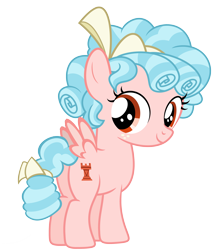 Size: 4297x5000 | Tagged: safe, edit, cozy glow, pegasus, pony, g4, bow, butt, cozy glutes, cozybetes, cute, female, filly, foal, hair bow, looking back, plot, ringlets, simple background, smiling, solo, tail, tail bow, transparent background