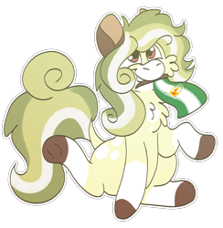 Size: 1953x2000 | Tagged: safe, artist:euspuche, oc, oc only, oc:oliva, donkey, earth pony, andalusia, female, flag, looking at you, raba-pony, simple background, sitting, smiling, smiling at you, solo, transparent background