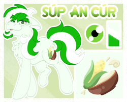 Size: 2500x2000 | Tagged: safe, artist:euspuche, oc, oc only, oc:súp an cúr, earth pony, andalusia, andalusian, chest fluff, looking at you, male, pose, reference sheet, smiling, solo