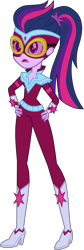 Size: 1288x3820 | Tagged: safe, artist:octosquish7260, sci-twi, twilight sparkle, human, equestria girls, equestria girls specials, g4, my little pony equestria girls: movie magic, clothes, female, masked matter-horn costume, power ponies, simple background, solo, transparent background